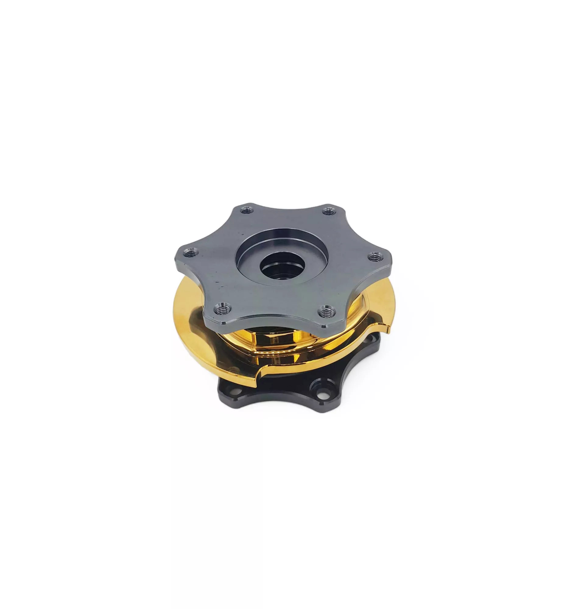 Steering Wheel Black Quick Release Hub