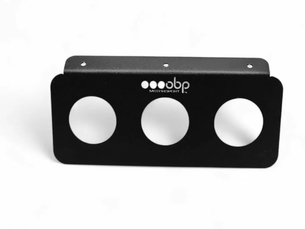 52mm Instrument Gauge Mount Hanging Plate - Black